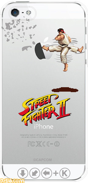 ストリートファイターii ロゴと組み合わせて楽しいデザインにできる透明iphoneケースが発売 ファミ通 Com