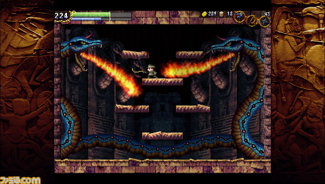 『LA-MULANA EX』が東京ゲームショウ 2014に出展 タイムアタックモードで条件を満たすと限定オリジナルキーホルダーがもらえちゃう_02