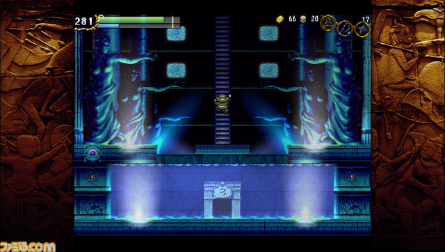 『LA-MULANA EX』が東京ゲームショウ 2014に出展 タイムアタックモードで条件を満たすと限定オリジナルキーホルダーがもらえちゃう_03