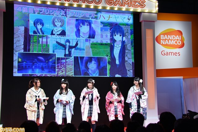 ハナヤマタ よさこいlive のイベントで よさこい部の5人が初集合 生アテレコで萌えた Tgs 14 ファミ通 Com