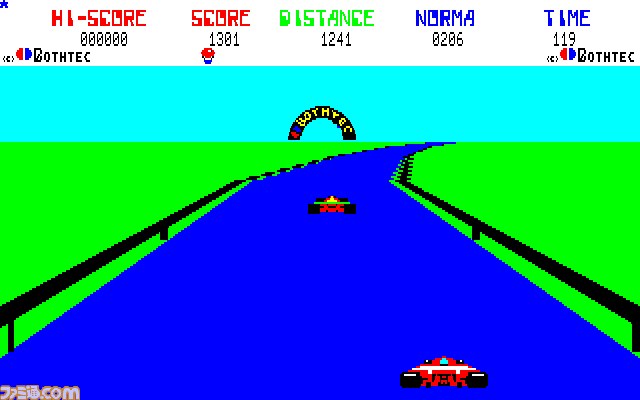 レーシングゲーム『FREE WAY』(PC-8801版)がレトロゲーム配信サービス“プロジェクトEGG”にて本日10月7日より無料配信開始!_02