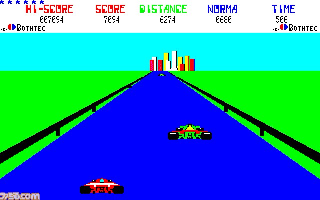 レーシングゲーム『FREE WAY』(PC-8801版)がレトロゲーム配信サービス“プロジェクトEGG”にて本日10月7日より無料配信開始!_03