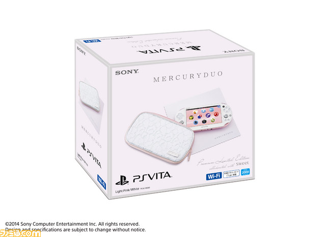 PS Vita新色“ライトピンク／ホワイト”×女性向けファッションブランド・MERCURYDUOのコラボパックが数量限定で発売決定