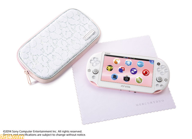 Ps Vita新色 ライトピンク ホワイト 女性向けファッションブランド Mercuryduoのコラボパックが数量限定で発売決定 ファミ通 Com