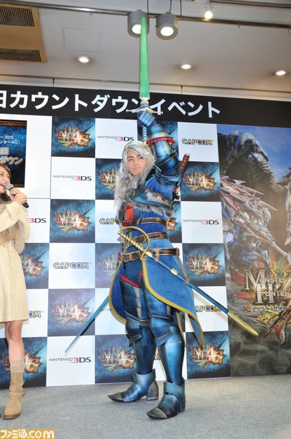 『モンスターハンター4G』発売カウントダウンイベントが開催、井上聡さん、後藤真希さんも登場【『MH4G』発売日リポート】 _16
