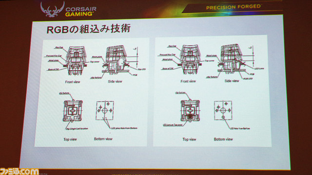 目指せ、光の魔術師！　キーの光りかたをコントロールできる個性派キーボードがCorsairから登場！_09