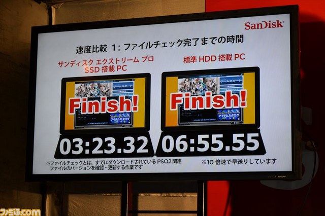 “サンディスク フェスタ in Akiba”開催　SSDに換装すればいかに『PSO2』が快適に遊べるか？_10