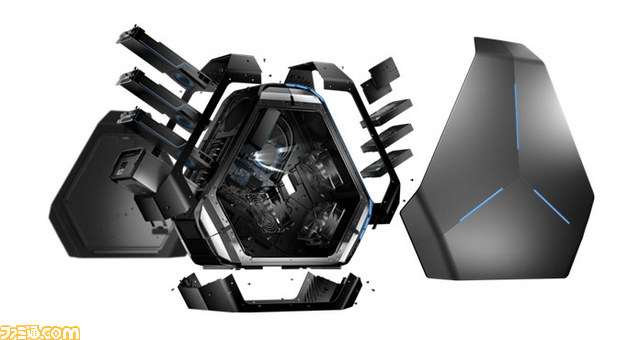 ALIENWAREから三角形のゲーミングデスクトップ“Area-51”が登場