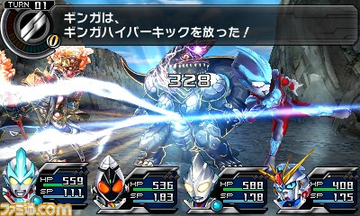 『ロストヒーローズ2』ウルトラマン、仮面ライダー、ガンダムシリーズに登場するヒーローたちが活躍するRPG最新作_18