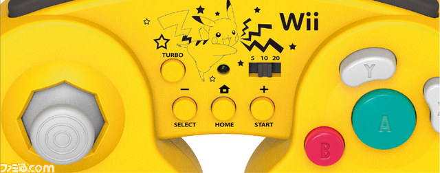 ホリのWii U/Wii用クラシックコントローラーにピカチュウデザインが発売決定_04