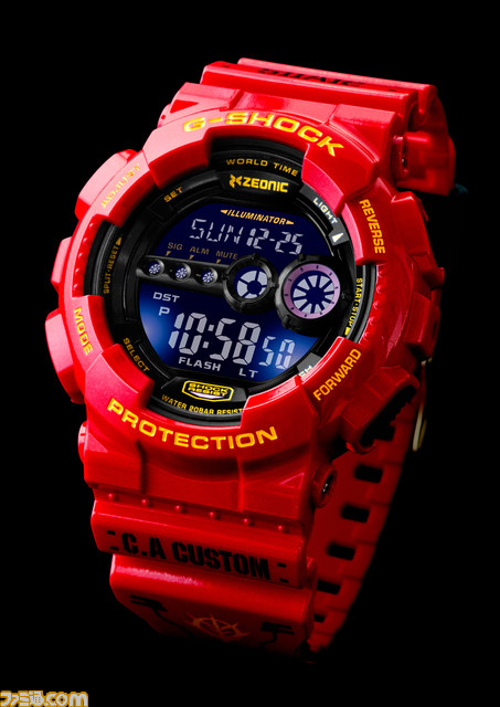 機動戦士ガンダム』35周年を記念した“シャア専用G-SHOCK”が登場 本日12
