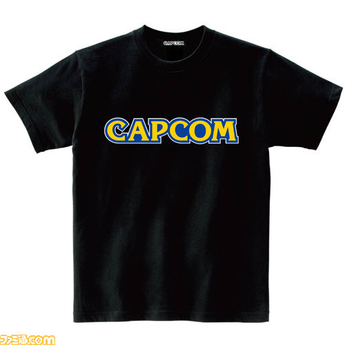 カプコンの“CAPCOM”ロゴがTシャツに！ ベーシックに着こなせるWHITEとBLACKの2色展開_03
