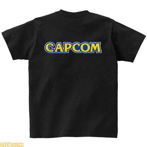 カプコンの“CAPCOM”ロゴがTシャツに！ ベーシックに着こなせるWHITEとBLACKの2色展開_04