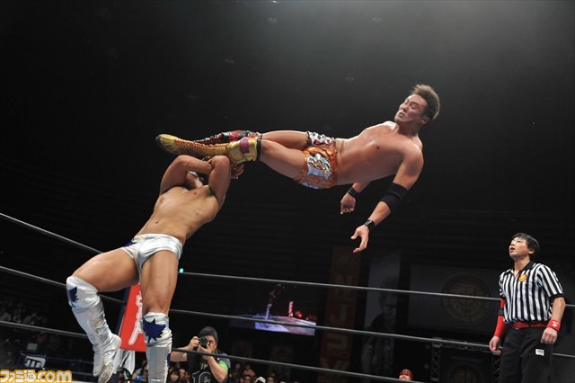 太鼓の達人 に人気レスラー オカダ カズチカ選手の入場テーマ Rainmaker が収録決定 ファミ通 Com
