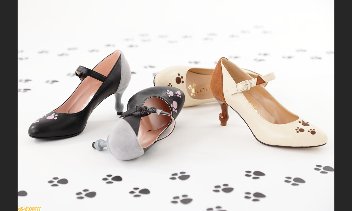 アイルー メラルーのキュートなパンプスが登場 シューズブランド ちゃけちょけ とのコラボによる女子ハンター注目の一足 ファミ通 Com