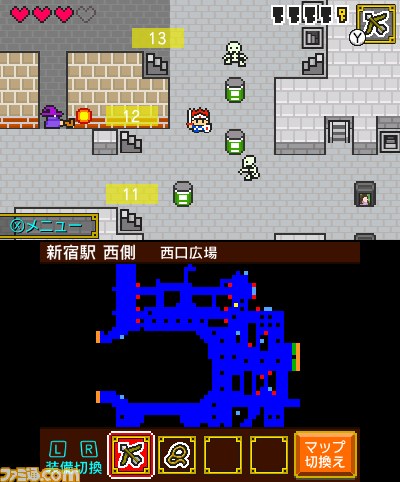 『新宿ダンジョン』ニンテンドー3DS用ダウンロードソフトとして2015年1月7日より配信開始_01