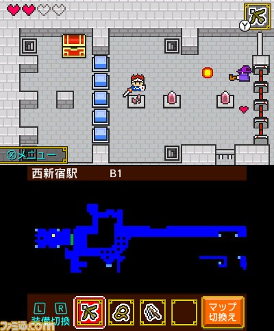 『新宿ダンジョン』ニンテンドー3DS用ダウンロードソフトとして2015年1月7日より配信開始_02