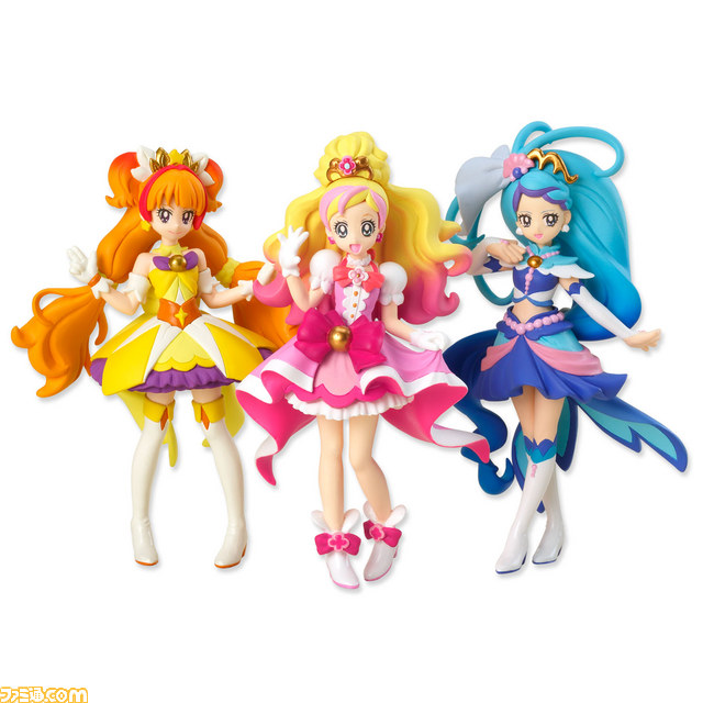 Go プリンセスプリキュア キュアフローラ キュアマーメイド キュアトゥインクルのフィギュアが4月上旬に発売開始 ファミ通 Com