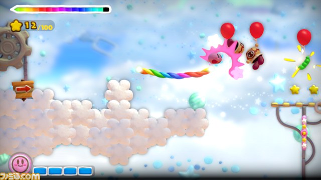 『タッチ!カービィ スーパーレインボー』が1月22日発売、タッチペン1本で遊べるカービィのコロコロアクションゲーム!_02