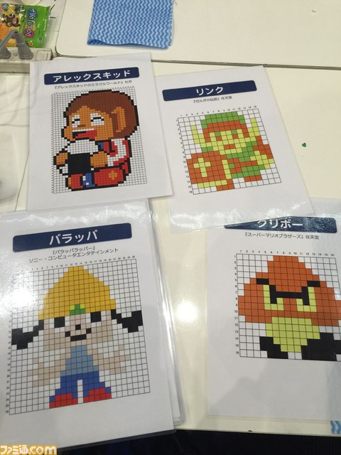 アイロンビーズを使ってドット絵キャラを制作 自分だけのお土産が作れちゃう ドット絵デザイナー コーナーが大人気 闘会議15 ファミ通 Com