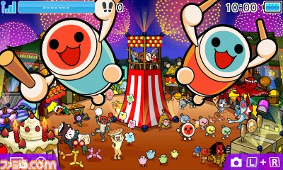 太鼓の達人』シリーズのニンテンドー3DS“テーマ”が配信決定