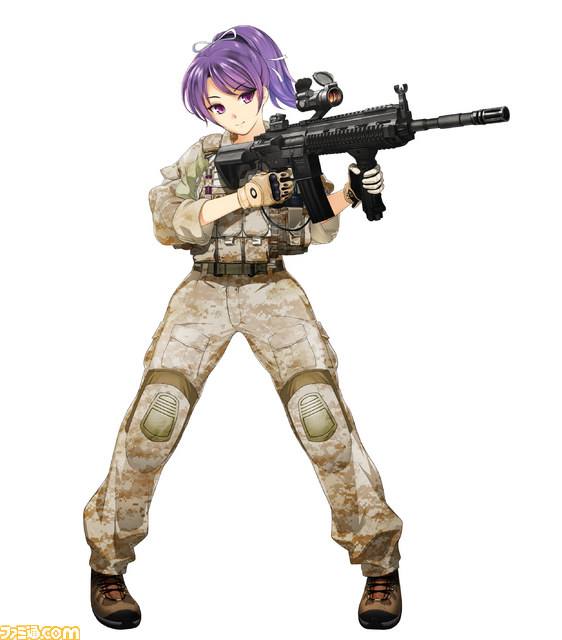 感染 少女 東京マルイ とのコラボが決定 サバイバルゲーム好きの新キャラクター登場 ファミ通 Com