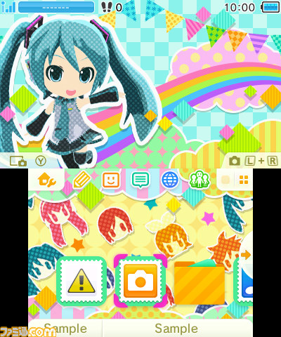 初音ミク Project Mirai でらっくす 初回封入特典としてダウンロードできる テーマ のデザインが公開 ファミ通 Com