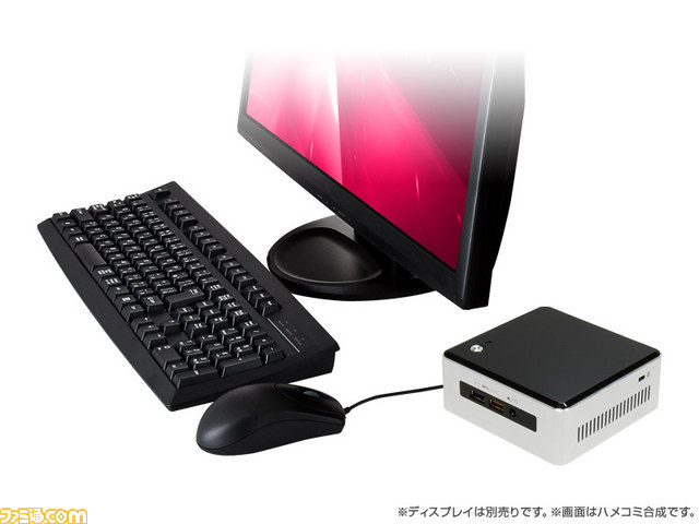 ドスパラ、NUC規格準拠の手のひらサイズPC“Diginnos Mini NUC