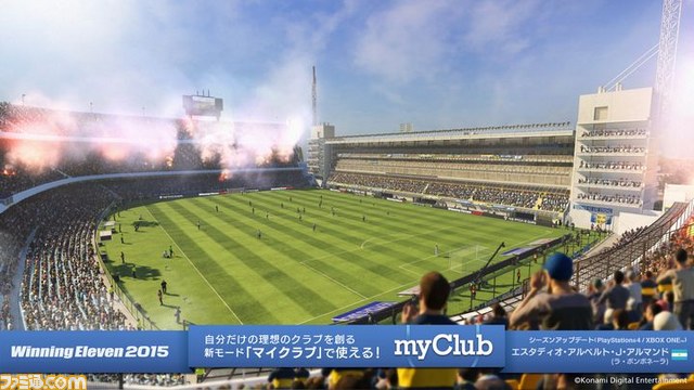 『ワールドサッカー ウイニングイレブン 2015』新モード“myClub”を楽しめるPS4の基本プレイ無料ソフトが配信開始_05