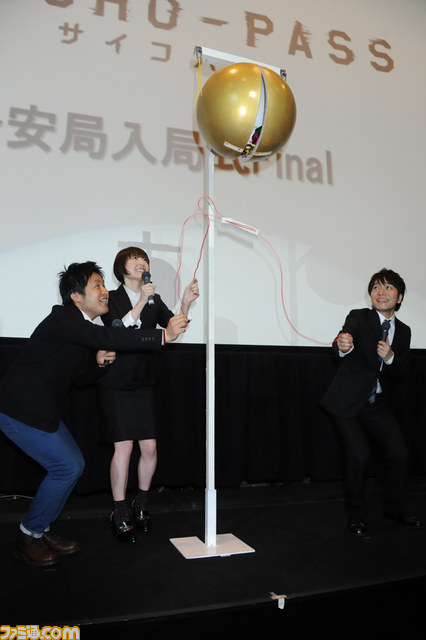 声優の花澤香菜さんと野島健児さんがスーツ姿で登場――『劇場版 PSYCHO-PASS サイコパス』公安局入局式Finalリポート_06
