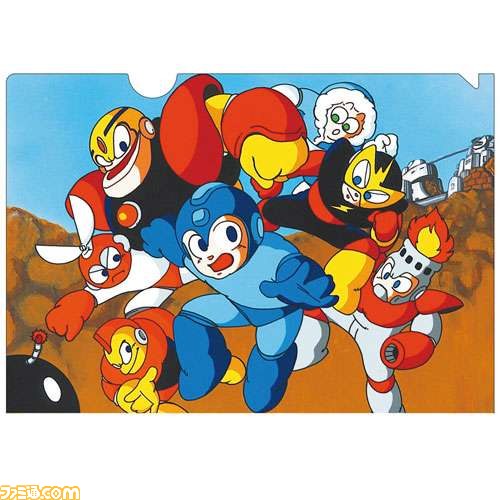 『ロックマン』シリーズのクリアファイル、ラバーマスコット、缶バッジ、ドットデザインシールが3月26日に発売！_03