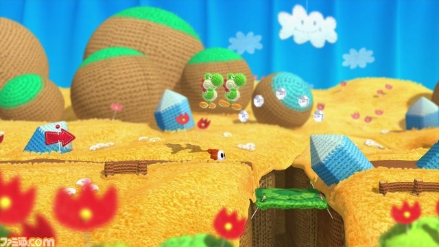 『ヨッシー ウールワールド』は2015年夏発売！　毛糸のamiiboも3種類発売決定_10