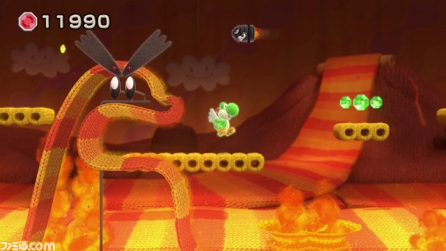 『ヨッシー ウールワールド』は2015年夏発売！　毛糸のamiiboも3種類発売決定_13
