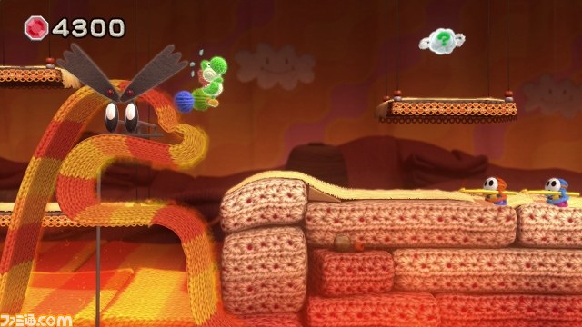 『ヨッシー ウールワールド』は2015年夏発売！　毛糸のamiiboも3種類発売決定_11