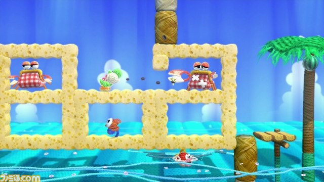 『ヨッシー ウールワールド』は2015年夏発売！　毛糸のamiiboも3種類発売決定_18