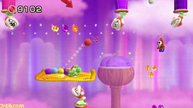 『ヨッシー ウールワールド』は2015年夏発売！　毛糸のamiiboも3種類発売決定_25