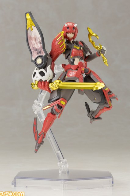 『PSO2』原型師・浅井真紀氏デザインの新キャスト“朱鬼姫シキ”をコトブキヤがプラモデル化！　ゲーム内で使えるアイテムコードも付属!!_03