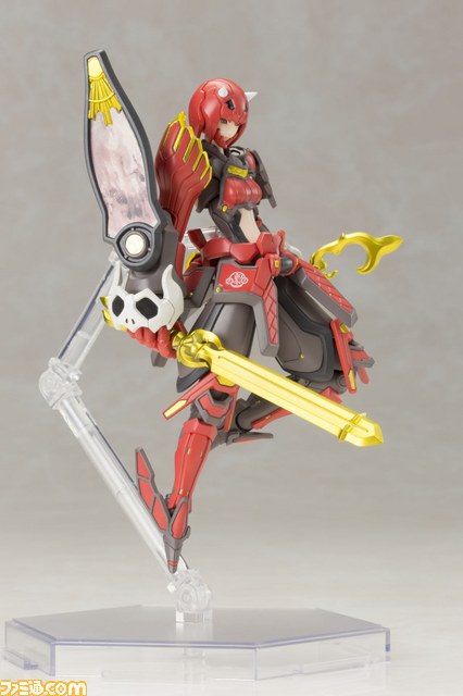 『PSO2』原型師・浅井真紀氏デザインの新キャスト“朱鬼姫シキ”をコトブキヤがプラモデル化！　ゲーム内で使えるアイテムコードも付属!!_05