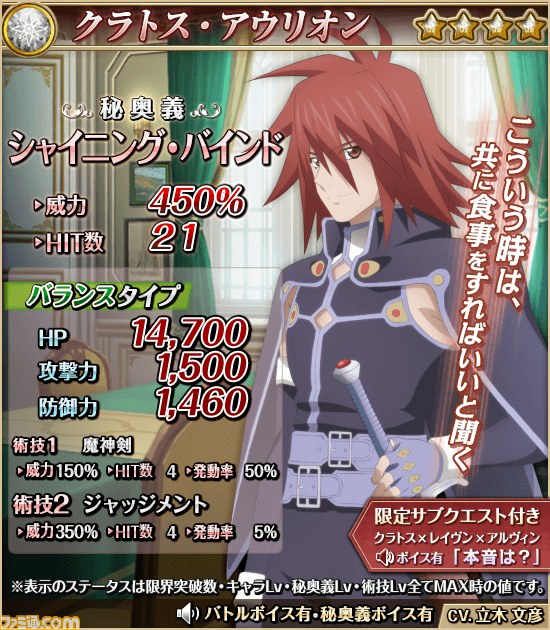 テイルズチャンネル 3周年記念 ユーザーの投票により選ばれた完全オリジナルのスペシャルスキットが完成 ファミ通 Com