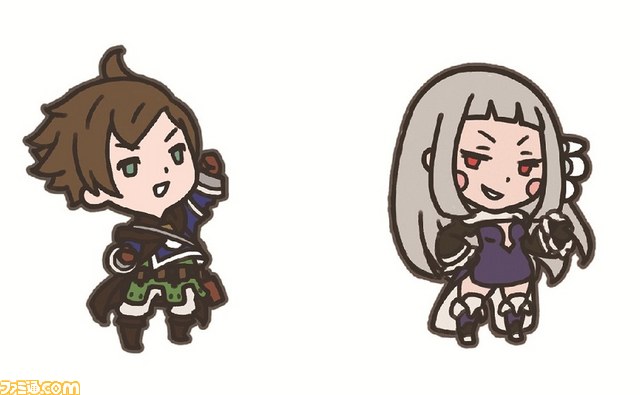ブレイブリーセカンド』に登場するキャラクターのラバーストラップが