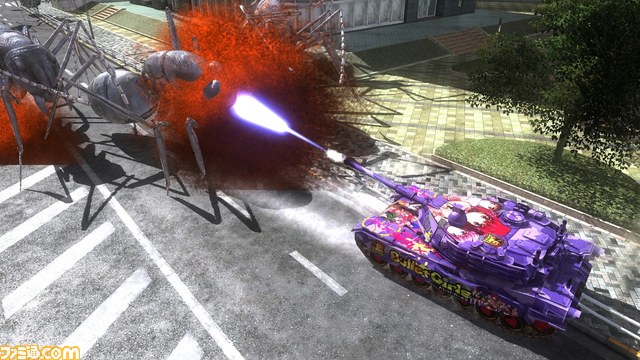 『地球防衛軍4.1 THE SHADOW OF NEW DESPAIR』の新DLCとして『バレットガールズ』＆『夏色ハイスクル』とのコラボ“イタ戦車”が配信_10