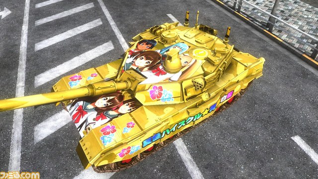 『地球防衛軍4.1 THE SHADOW OF NEW DESPAIR』の新DLCとして『バレットガールズ』＆『夏色ハイスクル』とのコラボ“イタ戦車”が配信_16