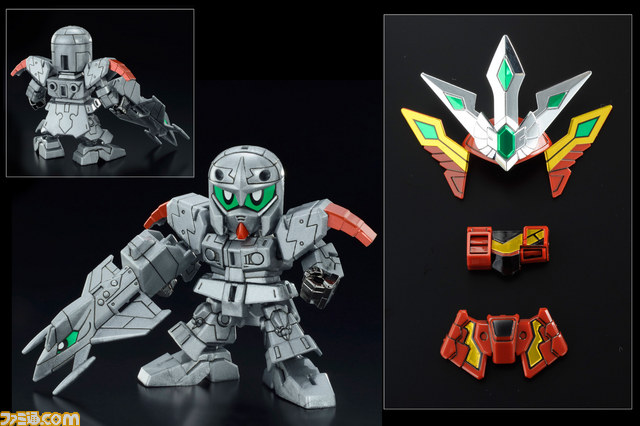 SDガンダム“二代目頑駄無大将軍”が銀メッキの白鋼Ver.で登場 5