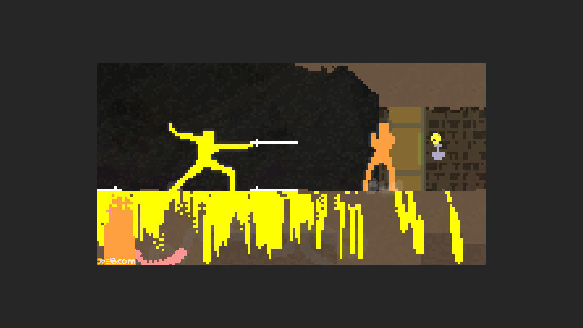 Nidhogg は棒人間なのに超カッコイイ スタイリッシュ格闘アクション とっておきインディーvol 32 ファミ通 Com