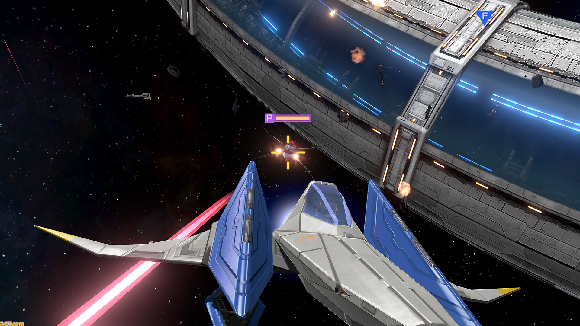 Wii U Gamepadを使った2画面ならではの新たな遊び 記者が体験した スターフォックス ゼロ の魅力 15 ファミ通 Com Wii U Gamepadを使った2画面ならではの新たな遊び 記者が体験した スターフォックス ゼロ の魅力 15 ファミ通 Com