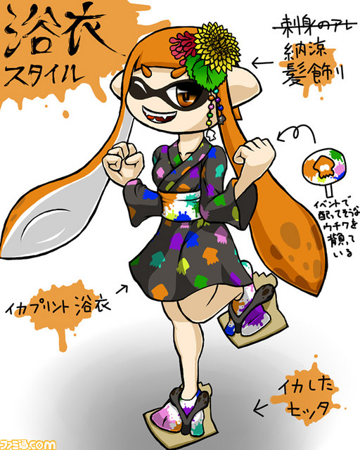 『Splatoon（スプラトゥーン）』ファミ通イカファッションコンテスト結果発表！　ゲームに実装される、もっともイカした作品は……！？_06