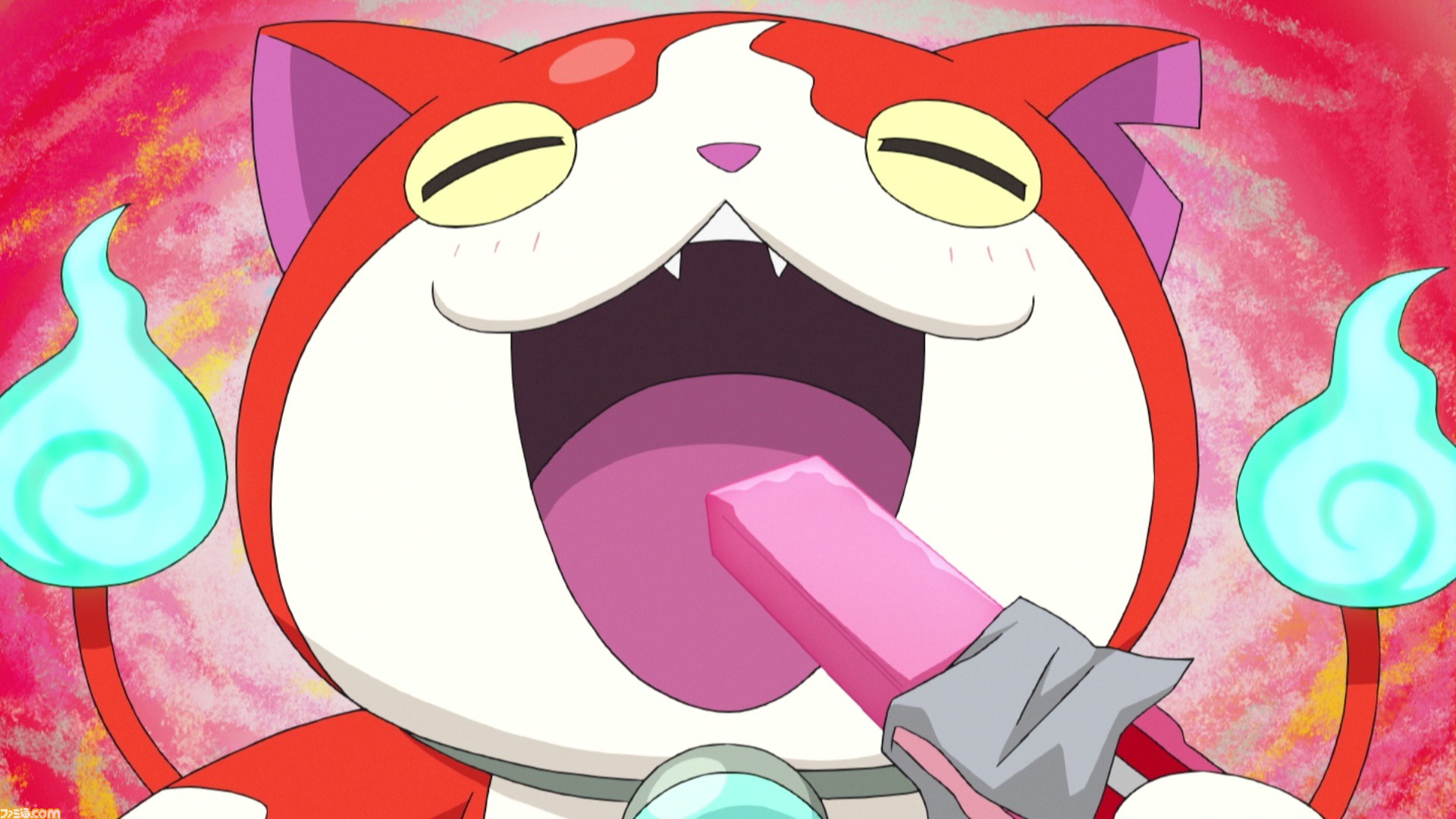 アニメ 妖怪ウォッチ ジバニャンのチョコボー にいちご味がラインアップ 7月13日より発売 ファミ通 Com