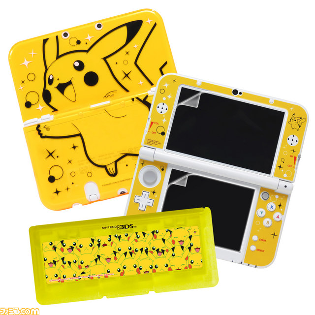 New3ds New3dsll用きせかえプレートなどがセットになった ピカチュウプレミアムセット がイオン限定で発売 ファミ通 Com