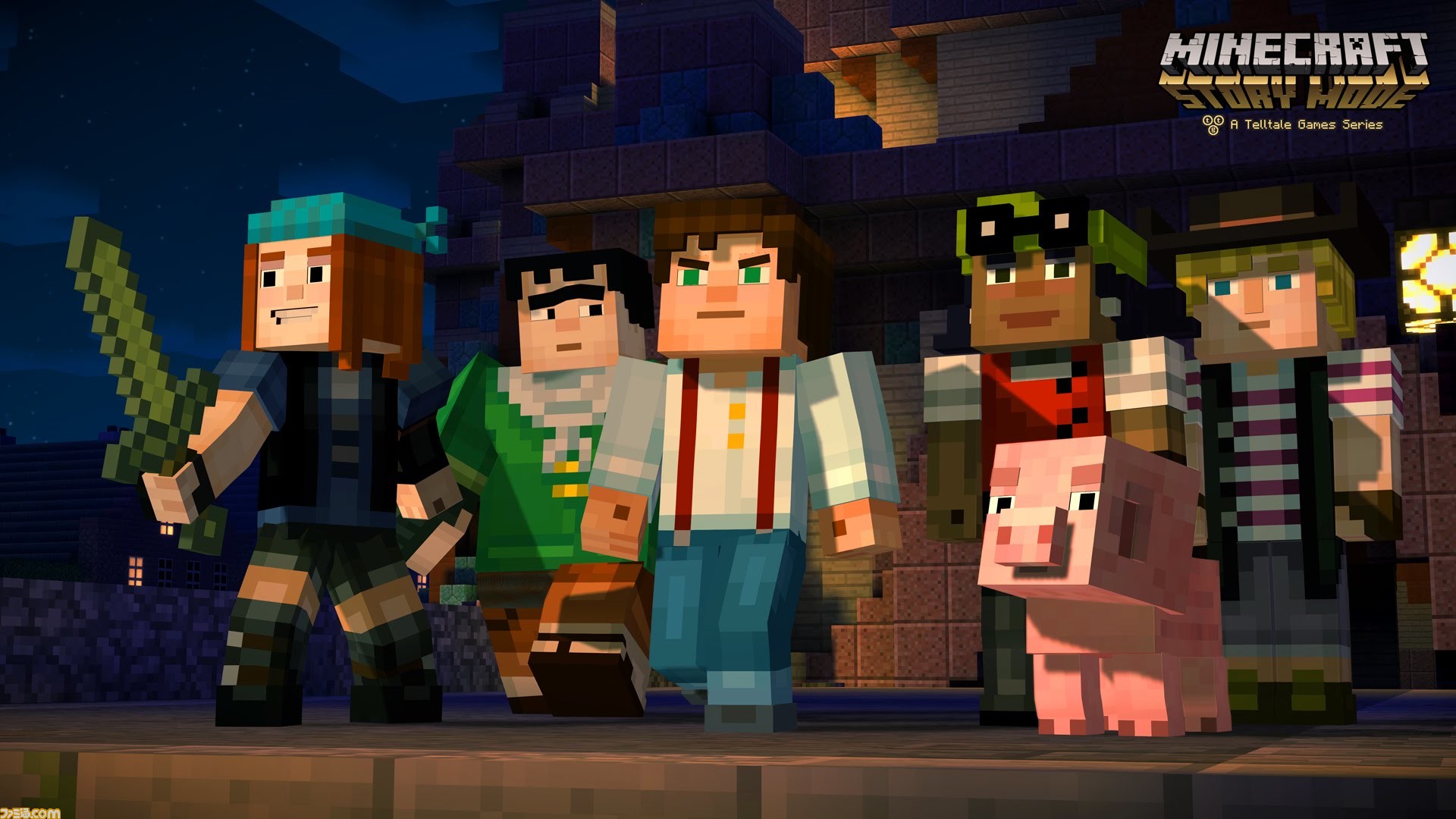 マインクラフト の公式アドベンチャーゲーム Minecraft Story Mode のトレイラーが初公開 全5エピソードで展開予定 ファミ通 Com