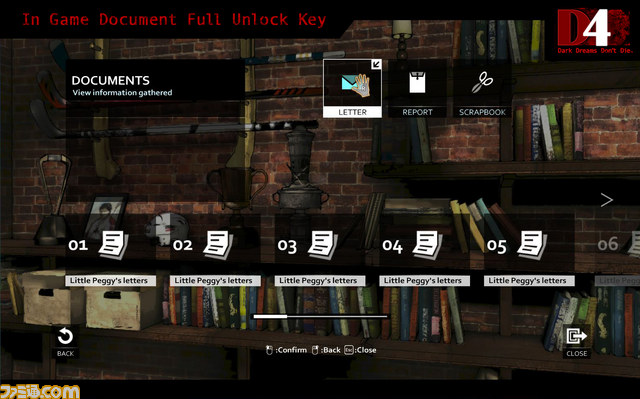 PC版『D4: Dark Dreams Don't Die』 ゲーム内に登場するドキュメントを一挙に取得できるDLCを販売開始_02